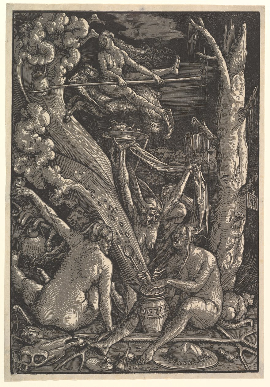 Noidat, 1510. tekijältä Hans Baldung
