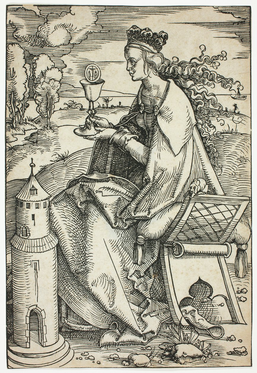 Pyhä Barbara tekijältä Hans Baldung Grien