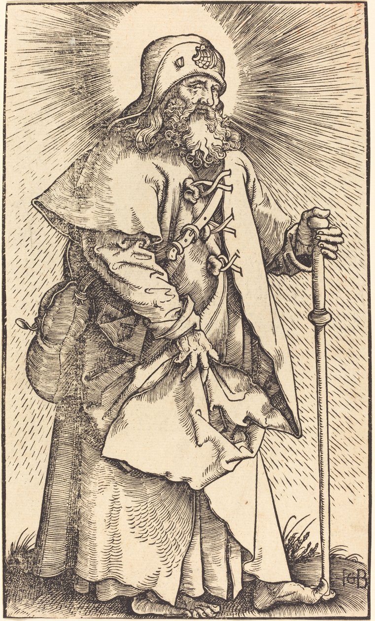 Pyhä Jaakob Suuri tekijältä Hans Baldung Grien