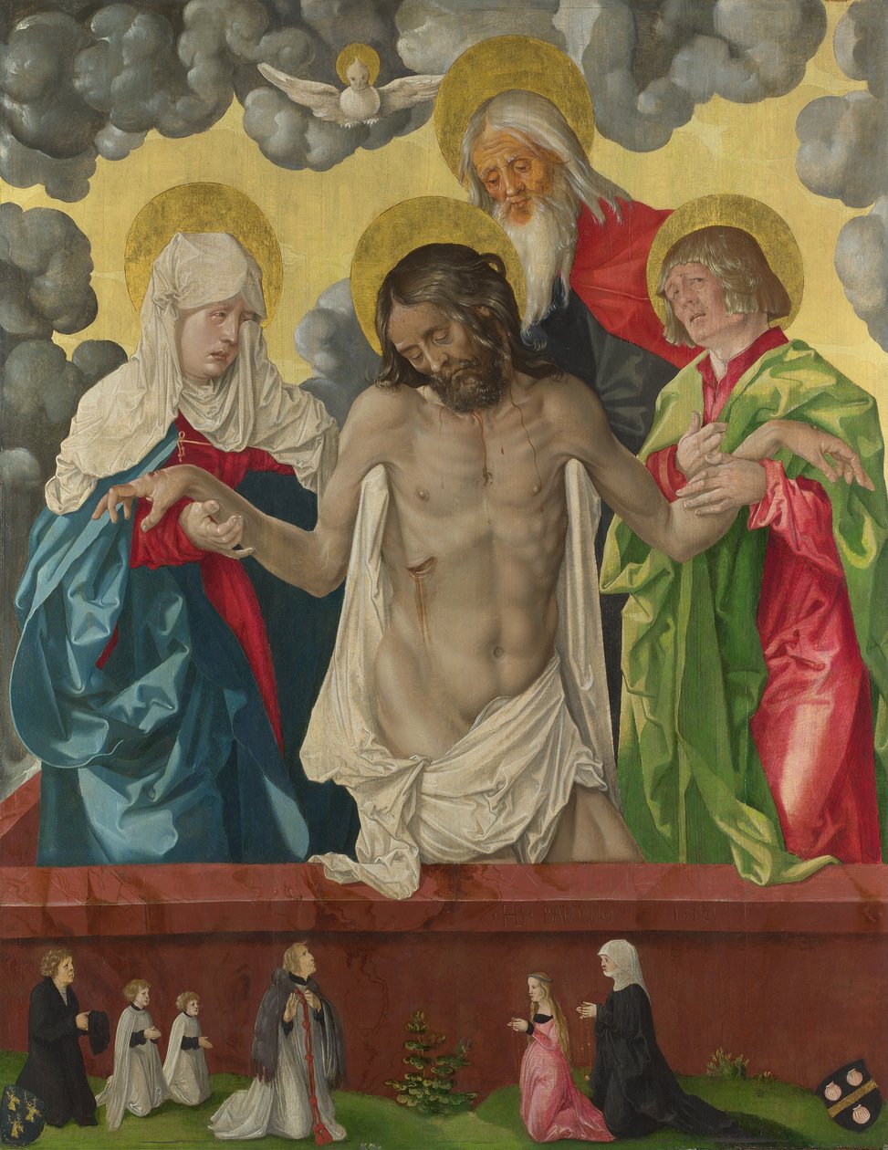 Kolminaisuus ja mystinen Pietà tekijältä Hans Baldung Grien