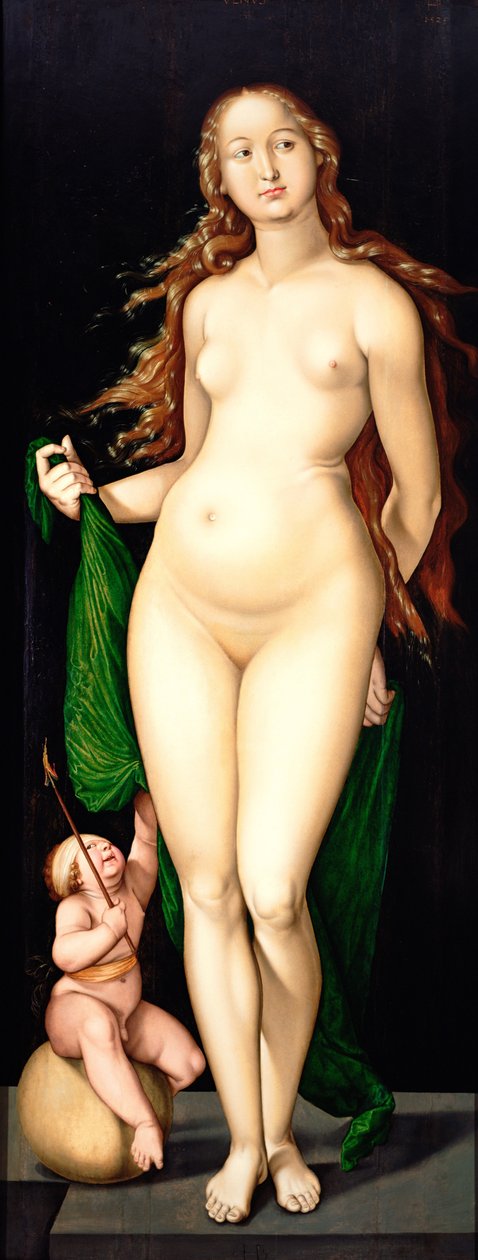 Venus ja Amor tekijältä Hans Baldung Grien