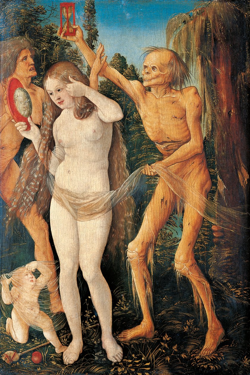 Nuoruus ja kuolema tekijältä Hans Baldung Grien
