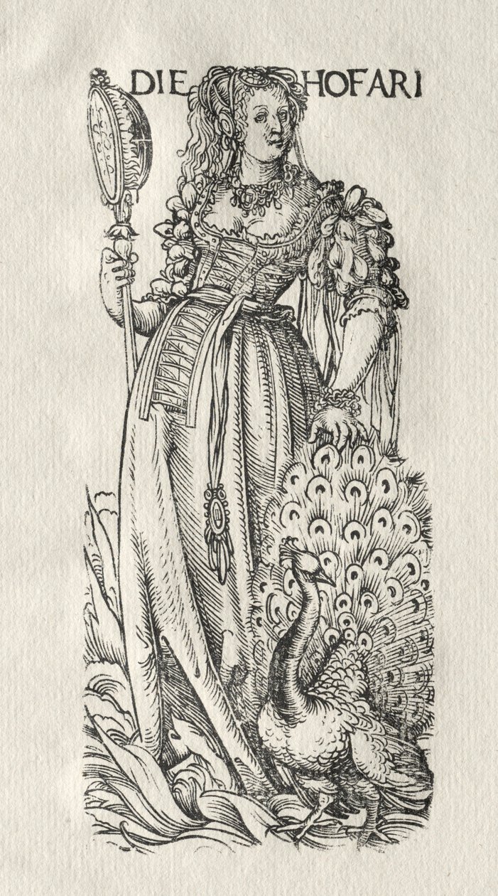 Seitsemän pahetta: Pride, c. 1510. tekijältä Hans Burgkmair