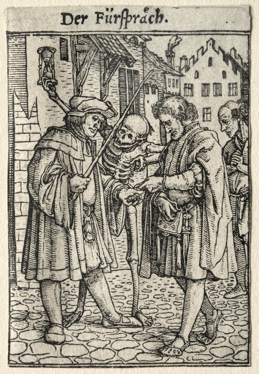 Dance of Death: The Advocate. tekijältä Hans Holbein