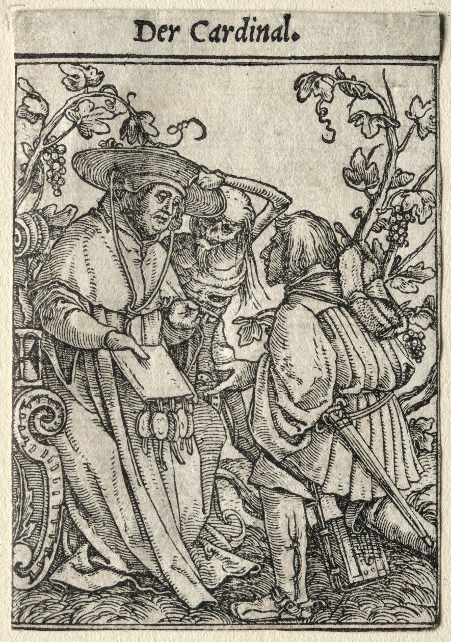 Dance of Death: The Cardinal. tekijältä Hans Holbein