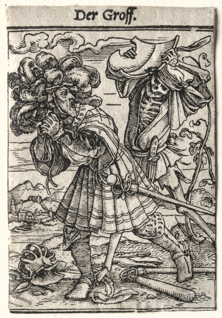 Dance of Death: Earl, n. 1526. tekijältä Hans Holbein
