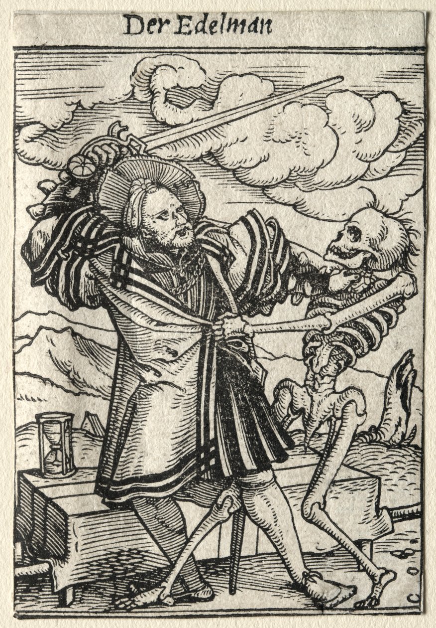 Kuolemantanssi: Aatelismies. tekijältä Hans Holbein