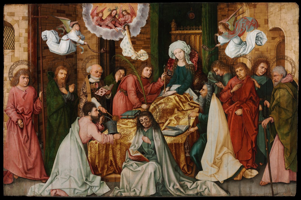 Neitsyt Marian nukkuminen tekijältä Hans Holbein the Elder