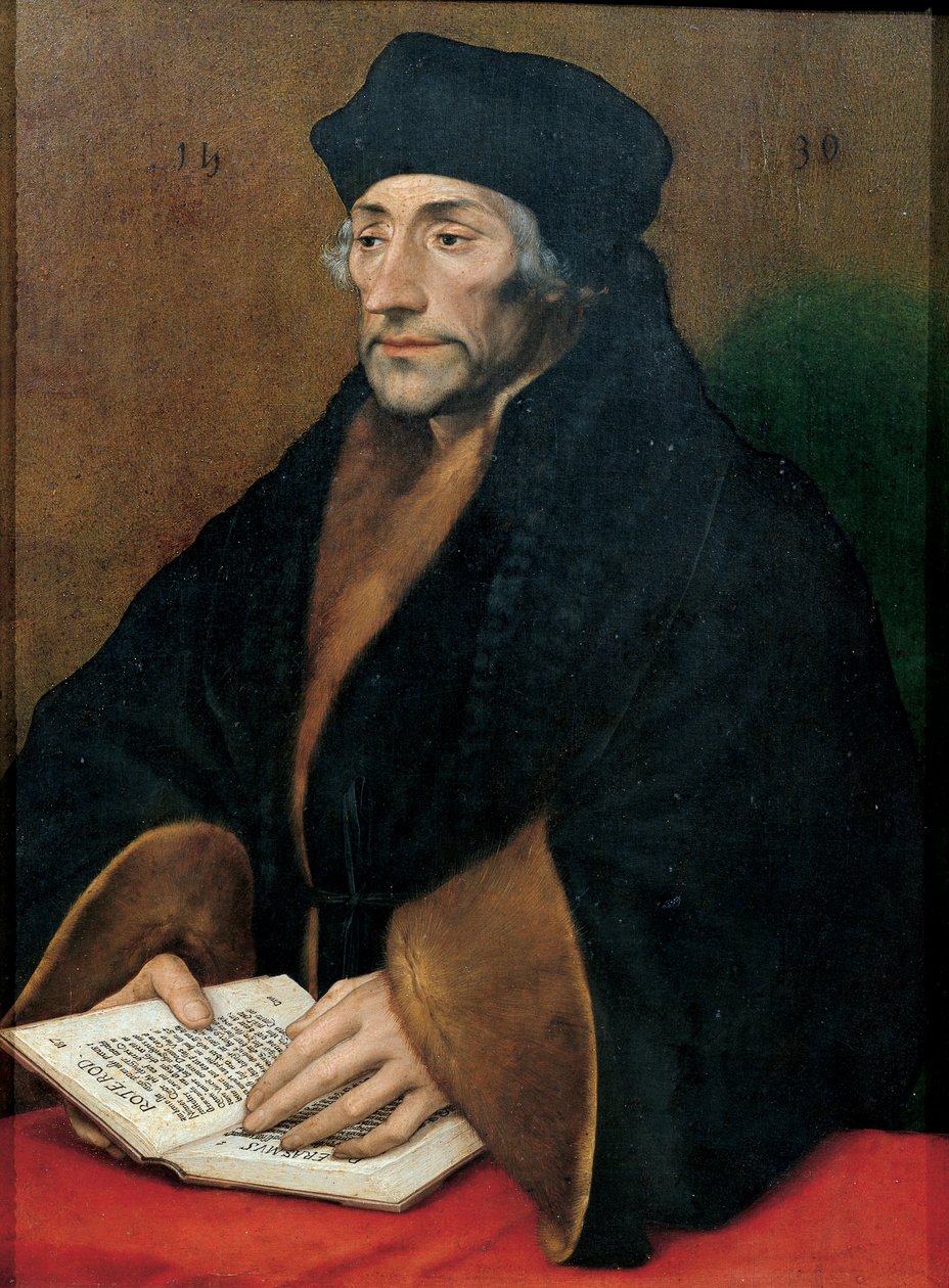 Rotterdamin Erasmus tekijältä Hans Holbein the Younger
