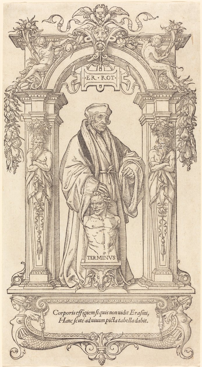Erasmus Rotterdamilainen, n. 1538. tekijältä Hans Holbein der Jüngere