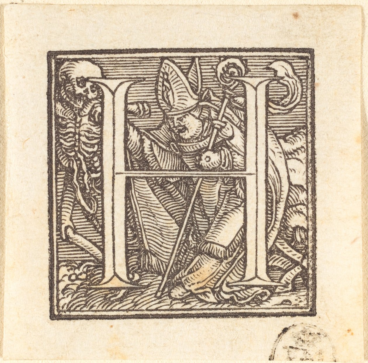 Kirjain H. tekijältä Hans Holbein der Jüngere