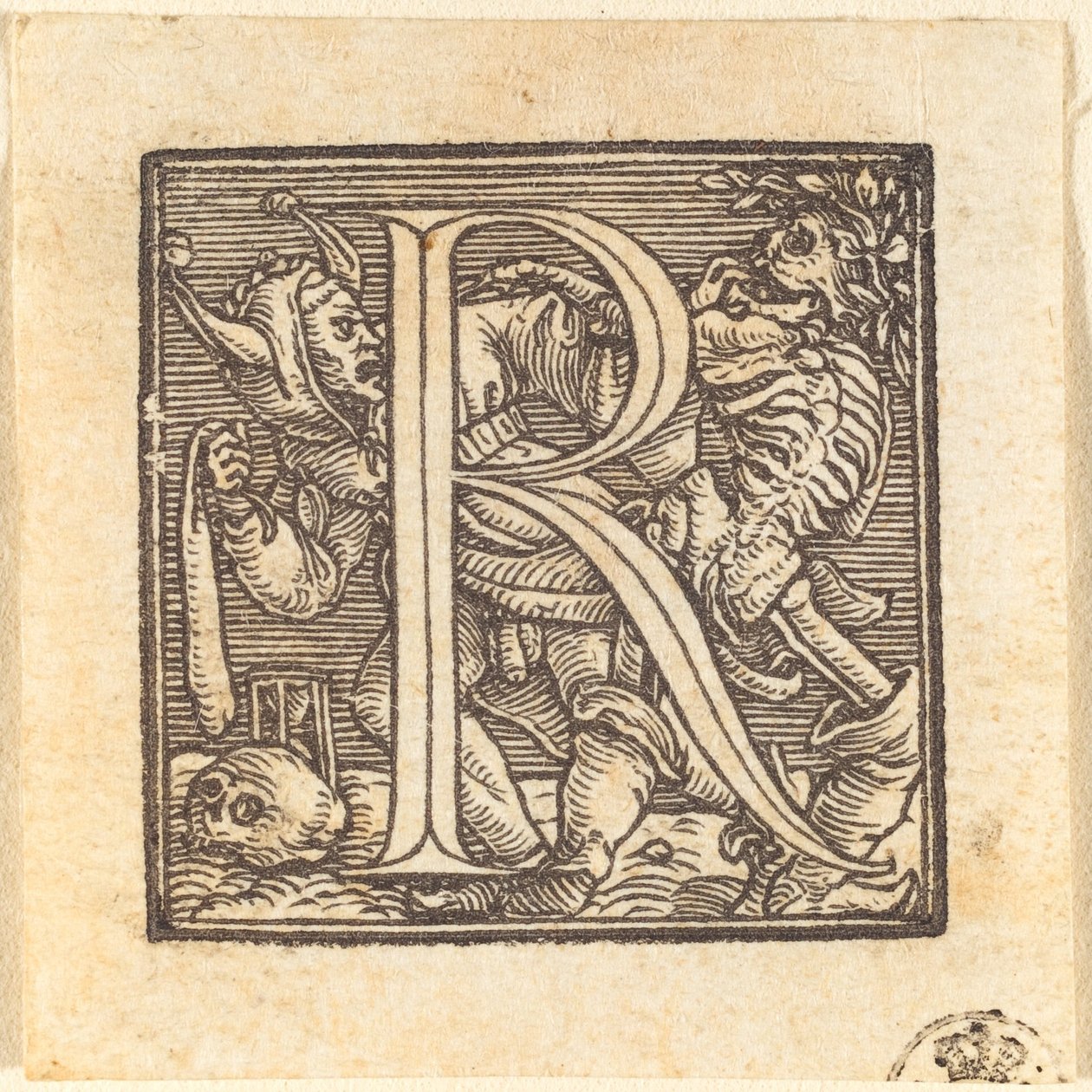 Kirjain R. tekijältä Hans Holbein der Jüngere