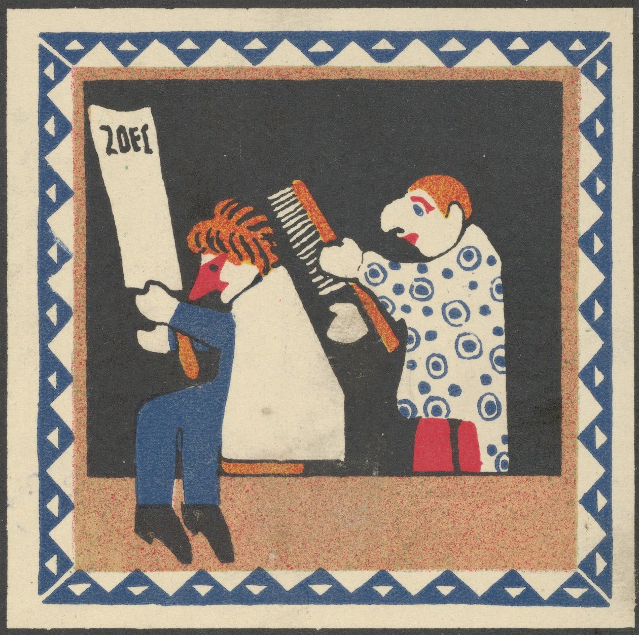 Kasperl-teatteri, 1907. tekijältä Hans Kalmsteiner