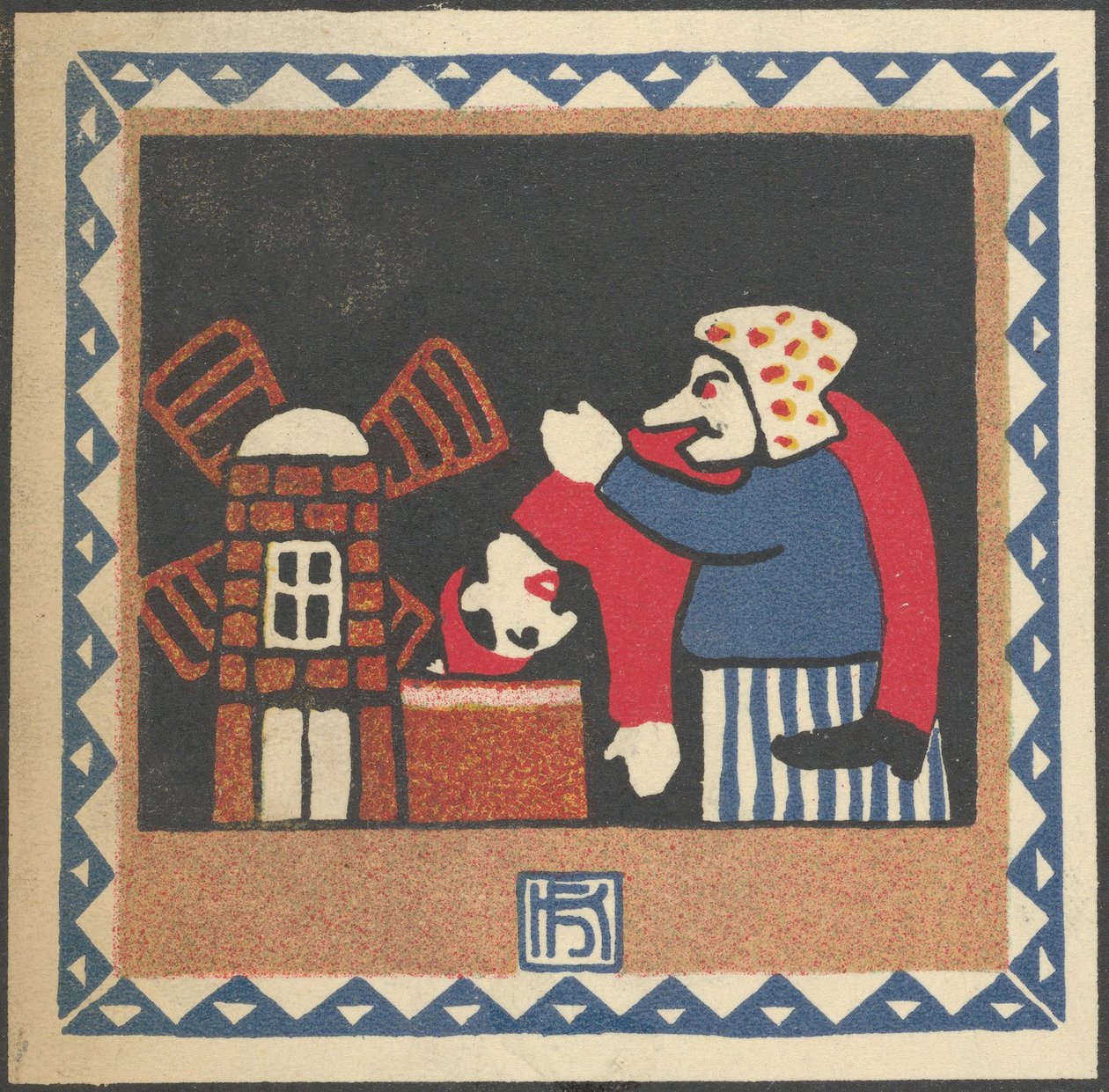 Kasperl-teatteri, 1907. tekijältä Hans Kalmsteiner