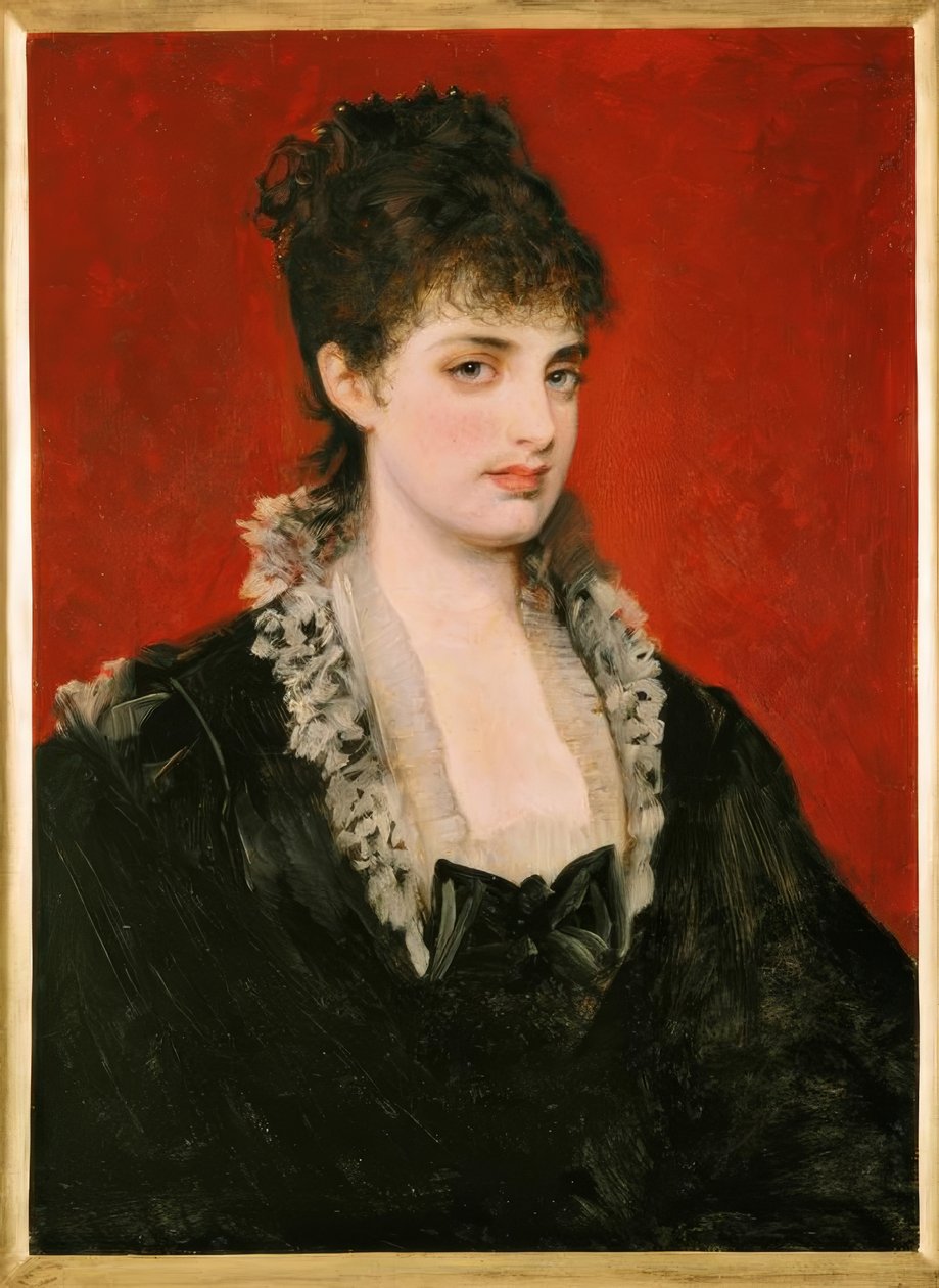Anna von Waldberg (1831-1884) tekijältä Hans Makart