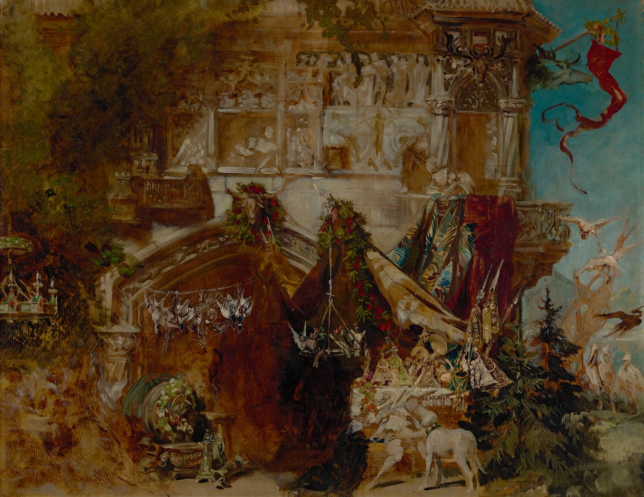 Metsästyslinna tekijältä Hans Makart