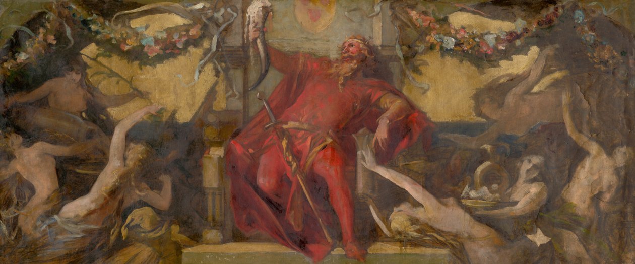 Gambrinus, c. 1875. tekijältä Hans Makart