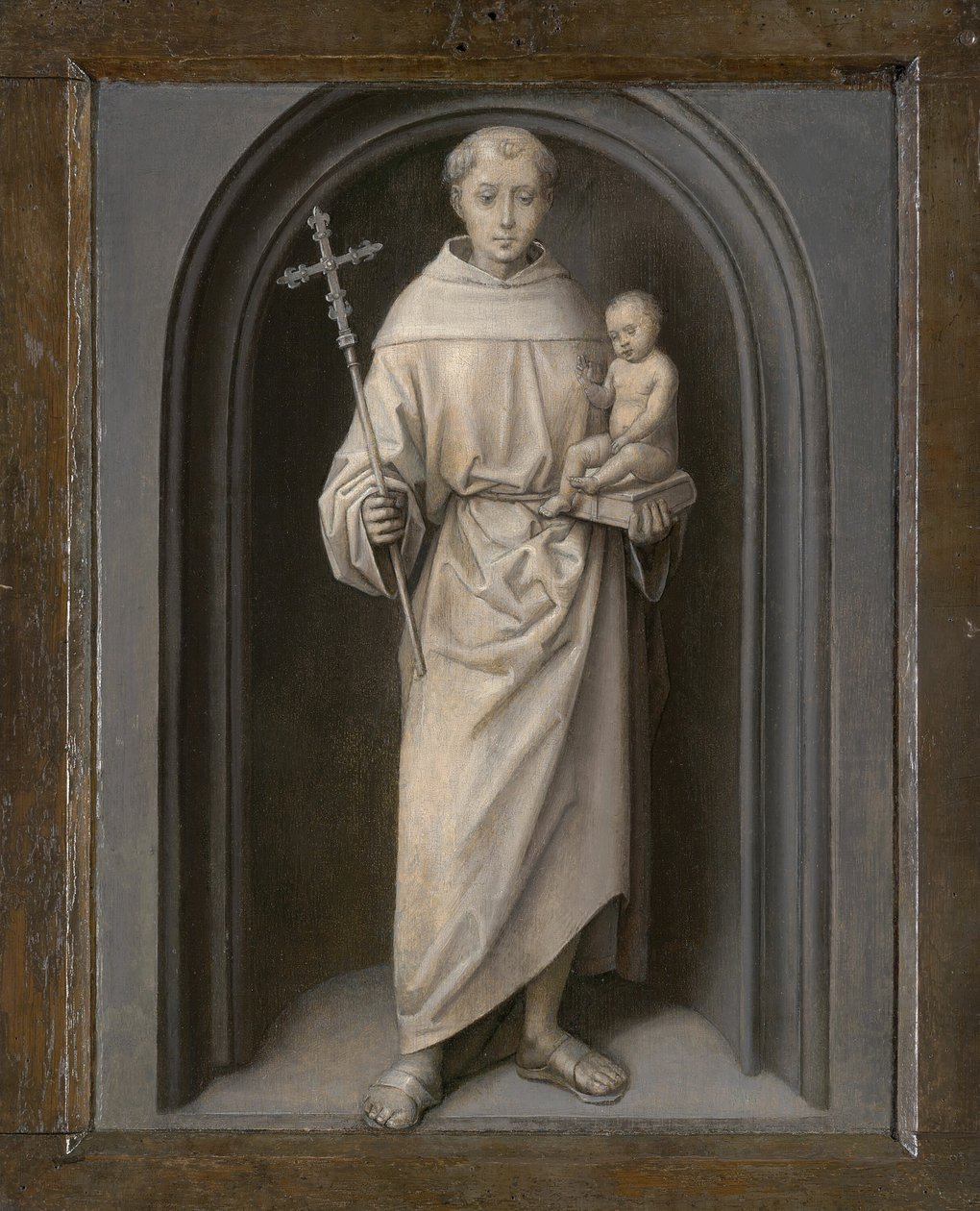 Pyhä Antonius Padovalainen, 148590. tekijältä Hans Memling