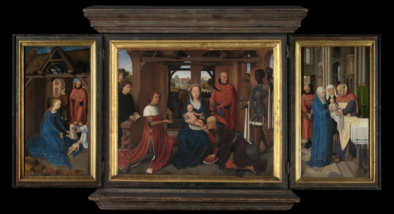 Jan Floreinsin triptyykki tekijältä Hans Memling