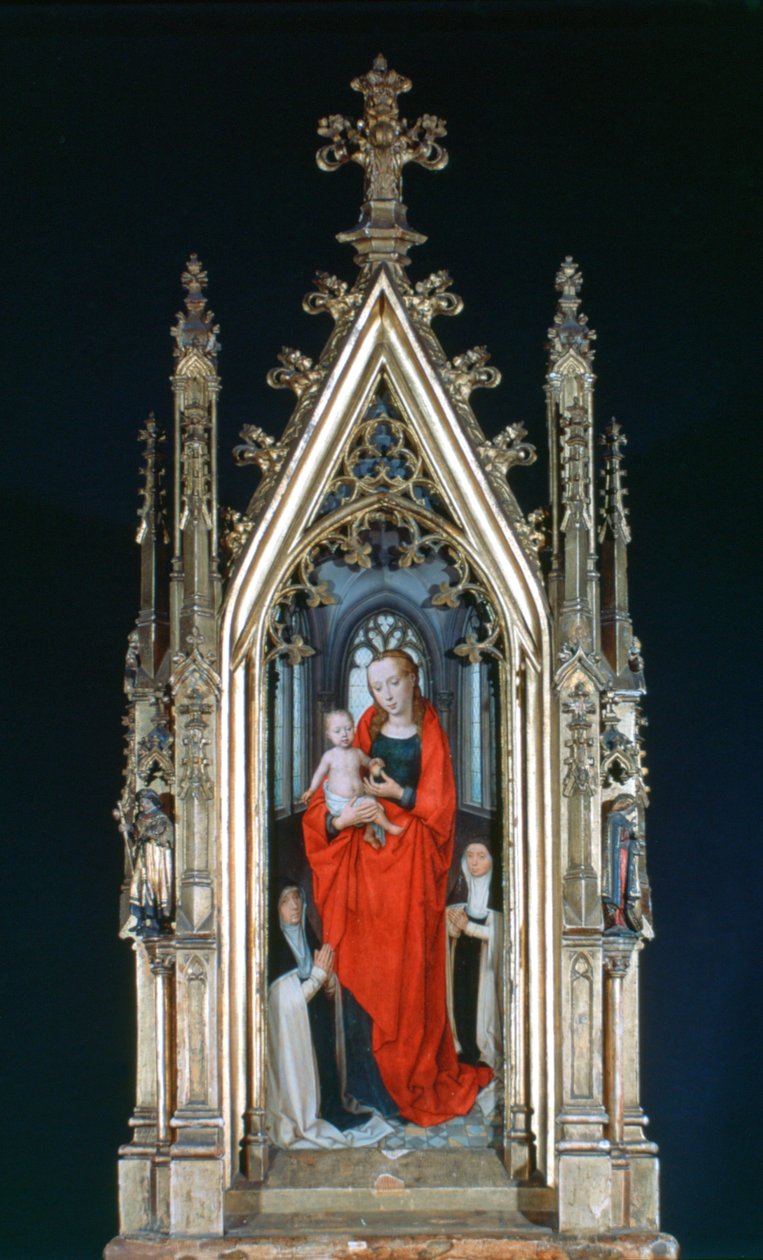 Neitsyt ja lapsi, Pyhän Ursulan pyhäkkö, 1489 tekijältä Hans Memling