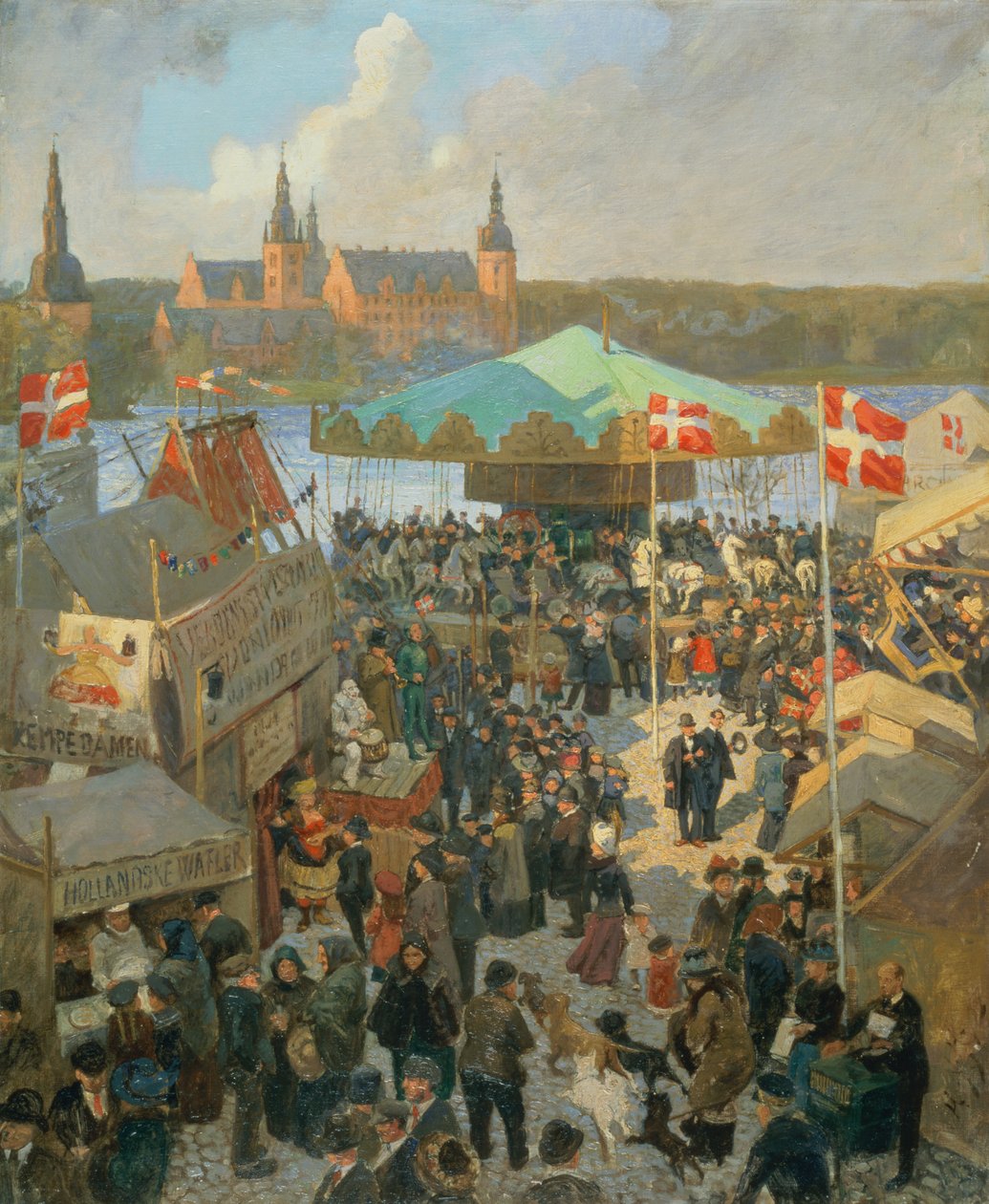 Marraskuun markkinat Hillerodissa tekijältä Hans Nikolaj Hansen