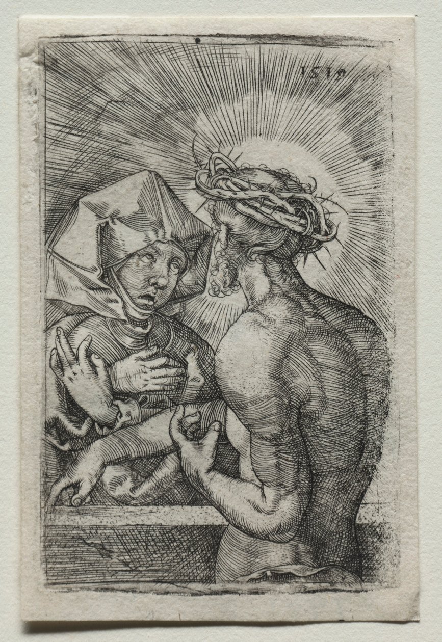 Kristus ja Neitsyt, 1519. tekijältä Hans Sebald Beham