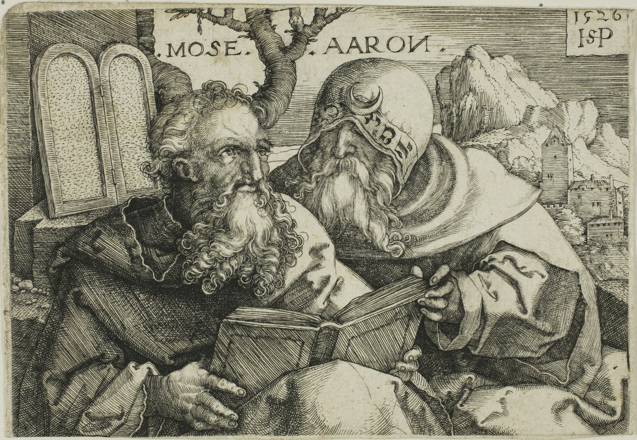 Mooses ja Aaron tekijältä Hans Sebald Beham