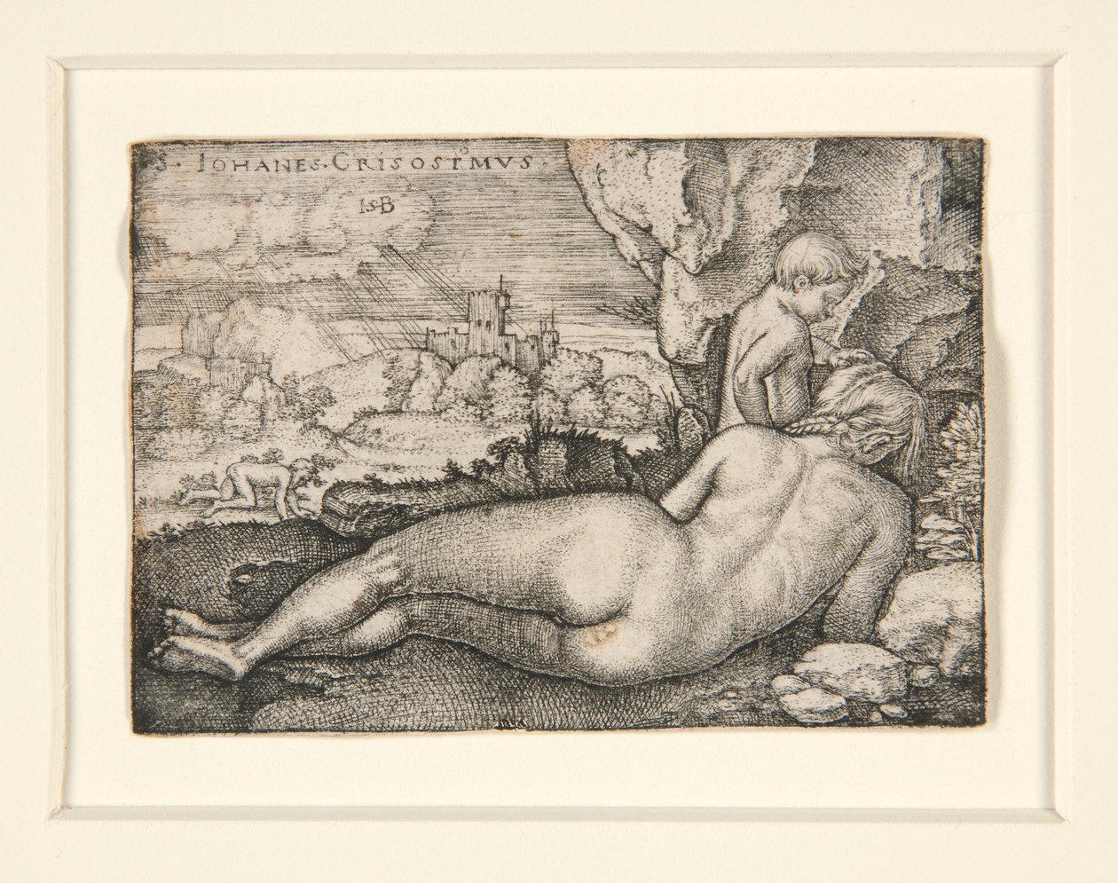 Pyhän Johannes Chrysostomosen katumus tekijältä Hans Sebald Beham