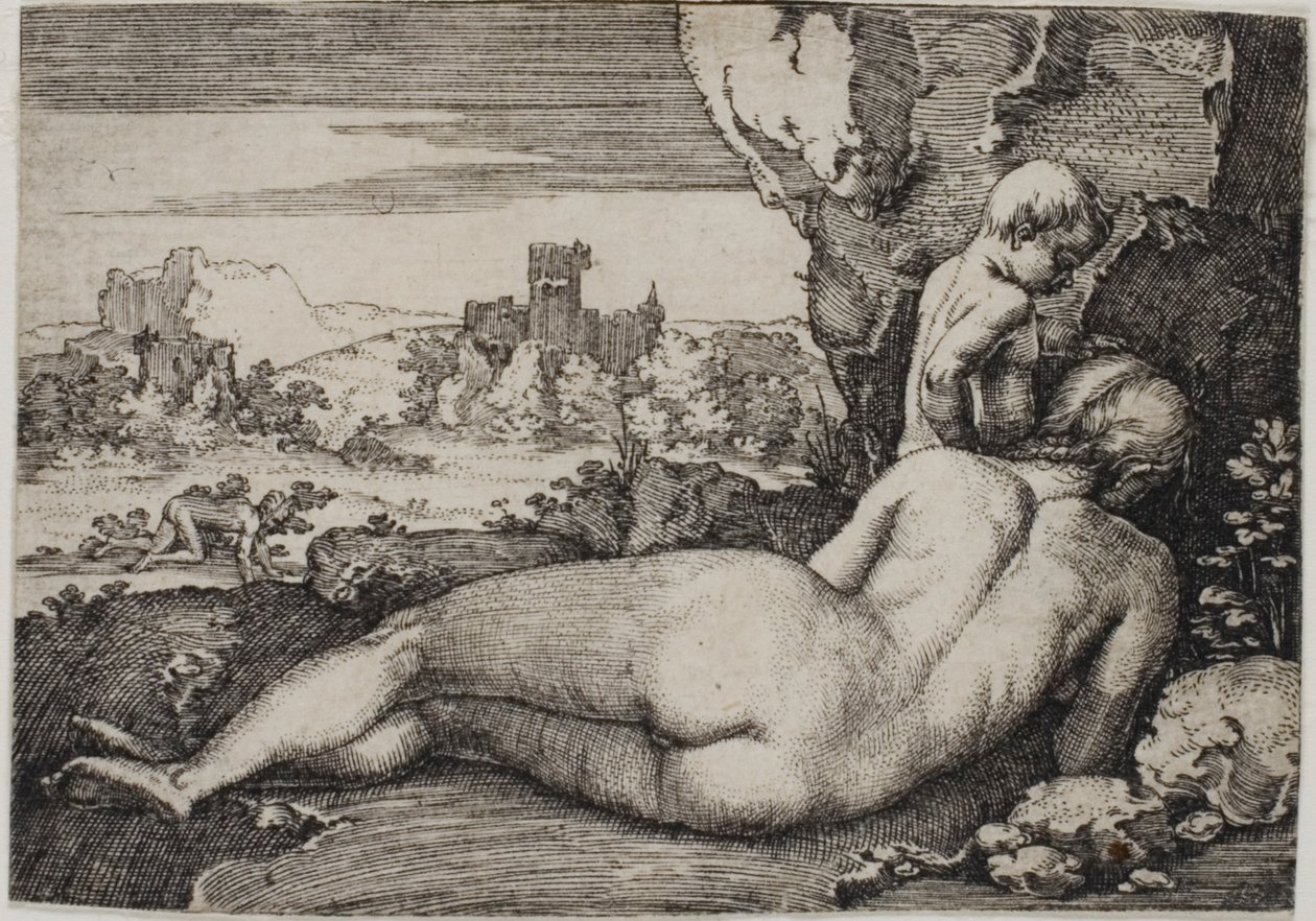 Pyhän Johannes Krysostomoksen katumus tekijältä Hans Sebald Beham
