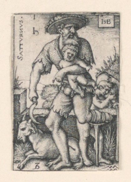 Saturnus, Seitsemästä planeettasta tekijältä Hans Sebald Beham