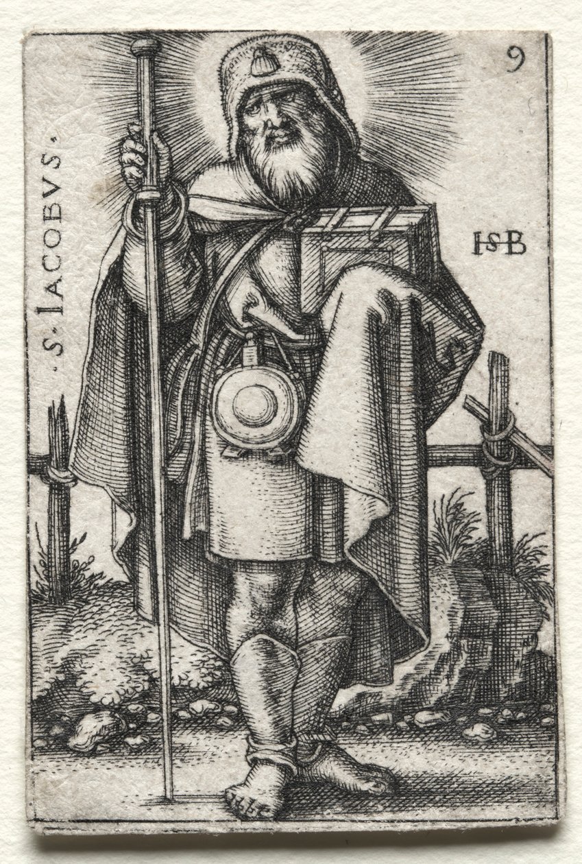 Pyhä Jaakob Suuri, 1545-1546. tekijältä Hans Sebald Beham