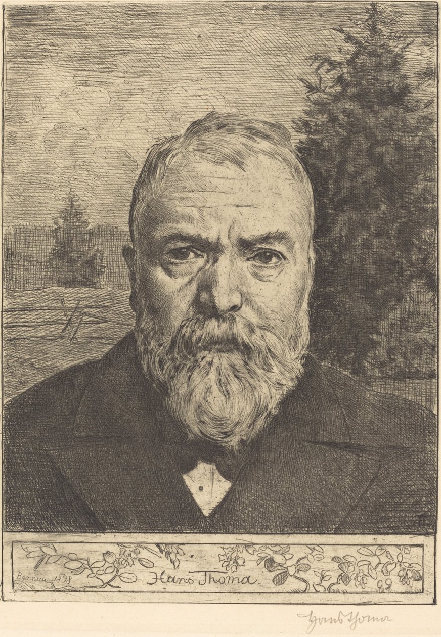 Omakuva II tekijältä Hans Thoma