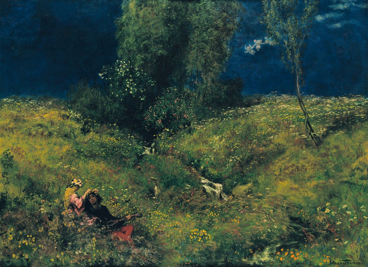 Kesä, 1872 tekijältä Hans Thoma
