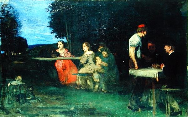 Roomalainen kohtaus, 1871 tekijältä Hans von Marées