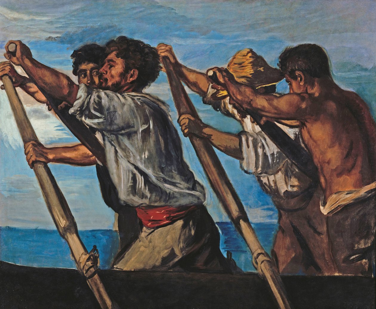 Rowers, 1873 tekijältä Hans von Marées