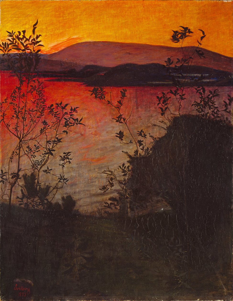 Iltahehku tekijältä Harald Oscar Sohlberg