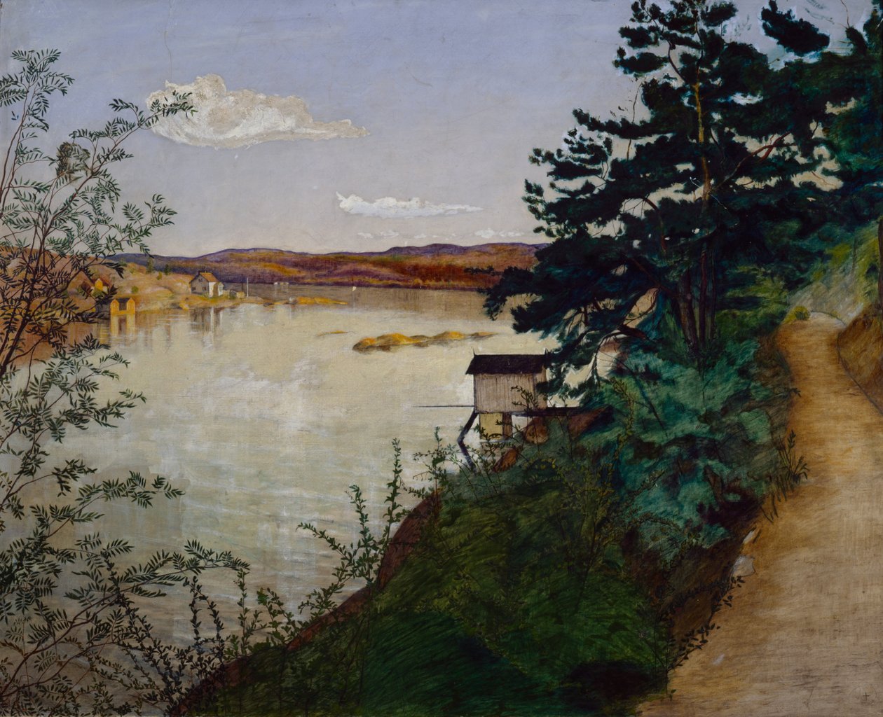 Iltapäivän aurinko tekijältä Harald Oscar Sohlberg