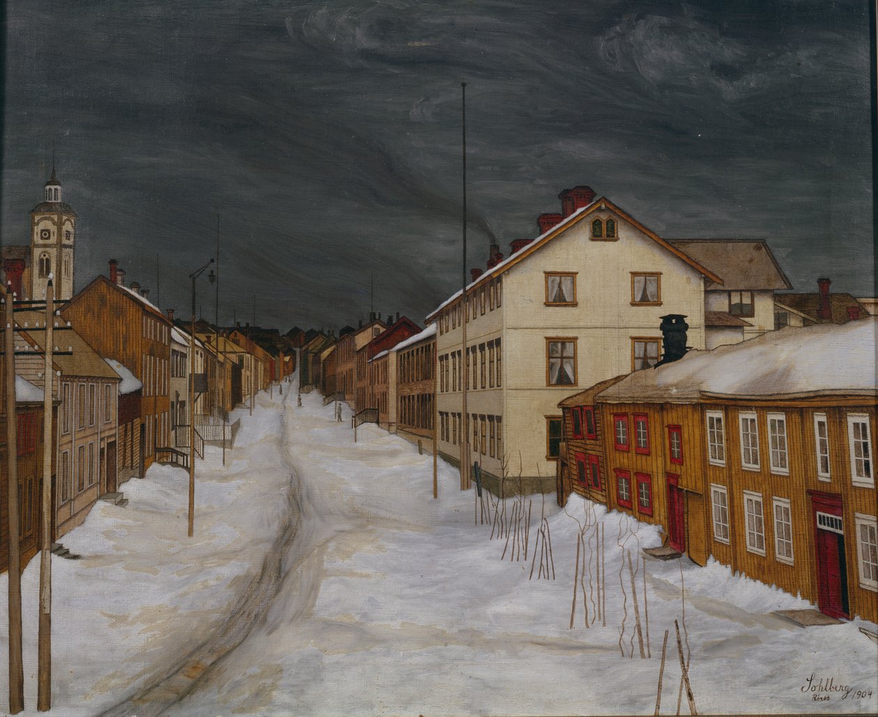 Mainstreet, Roros tekijältä Harald Oscar Sohlberg