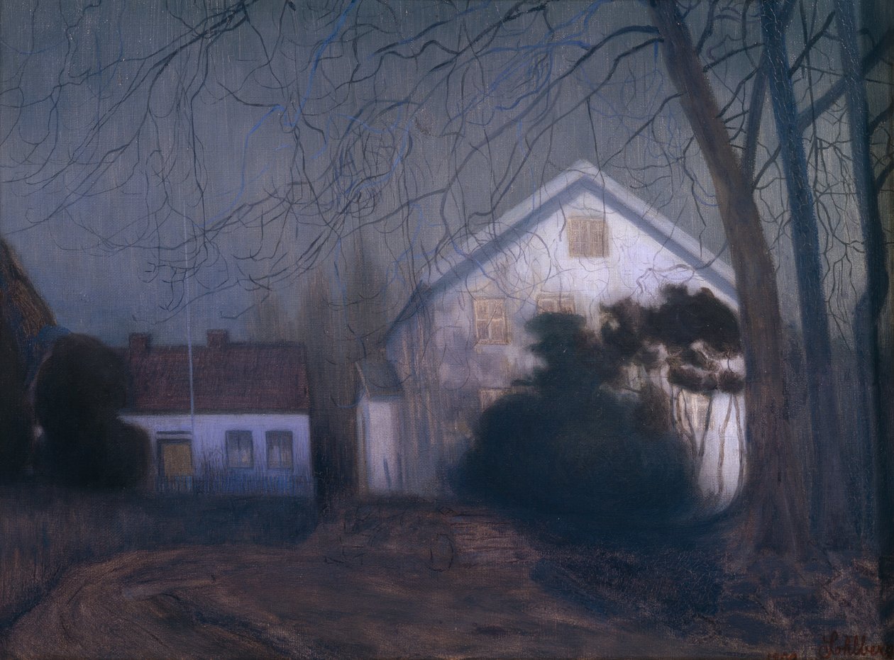 Moonlight tunnelma tekijältä Harald Oscar Sohlberg
