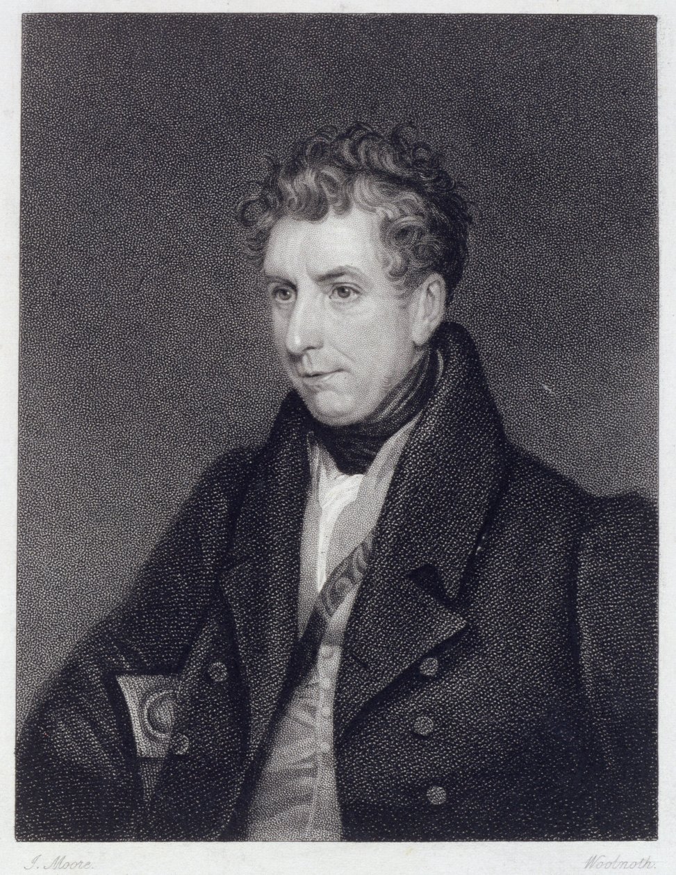 Woolnothin kaivertama William Jerdan (1782-1869). tekijältä Harriet Jane Moore