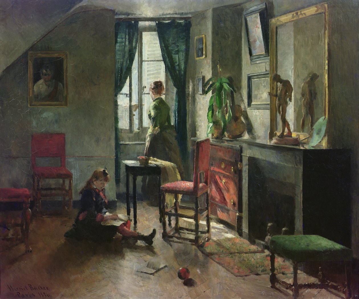 Sisustus hahmoilla tekijältä Harriet Backer