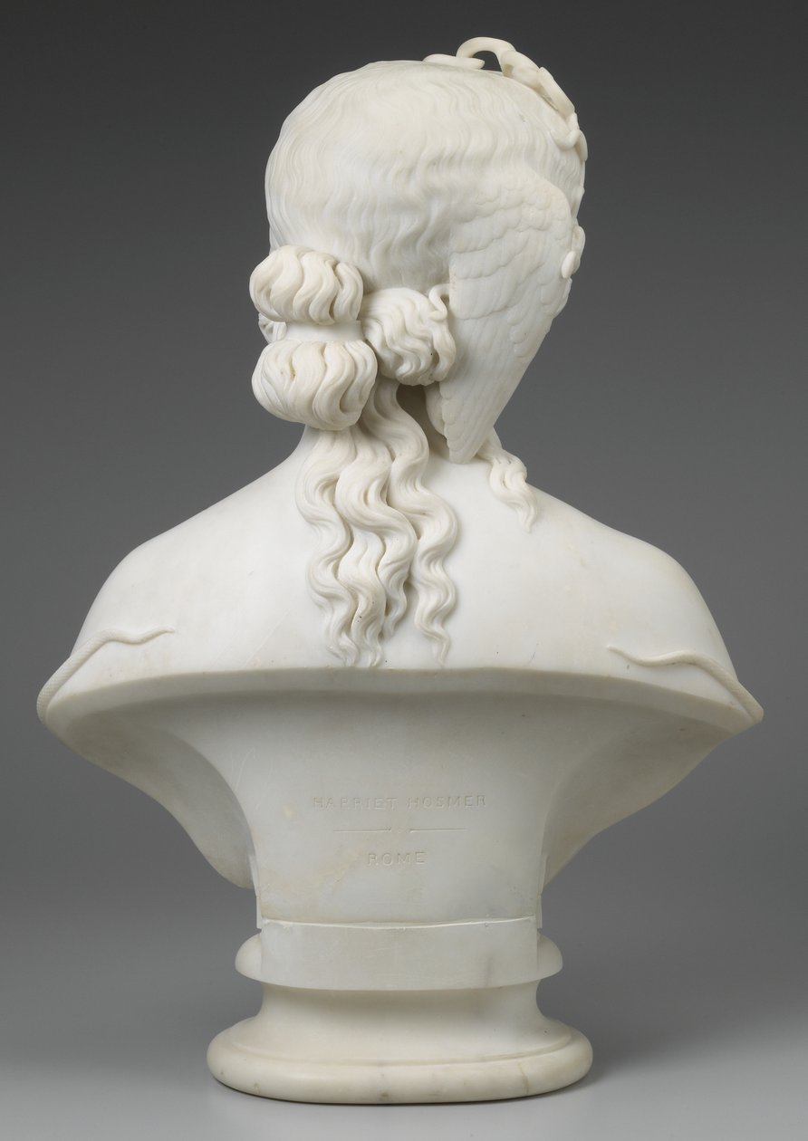Medusa, n. 1854 (marmori) tekijältä Harriet Goodhue Hosmer