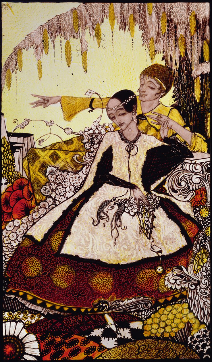 Mutta nämä ovat mätä, joten olet kaikkien elävien kuningatar tai olet kuvittanut Harry Clarken J.M. Syngen Queensista tekijältä Harry Clarke