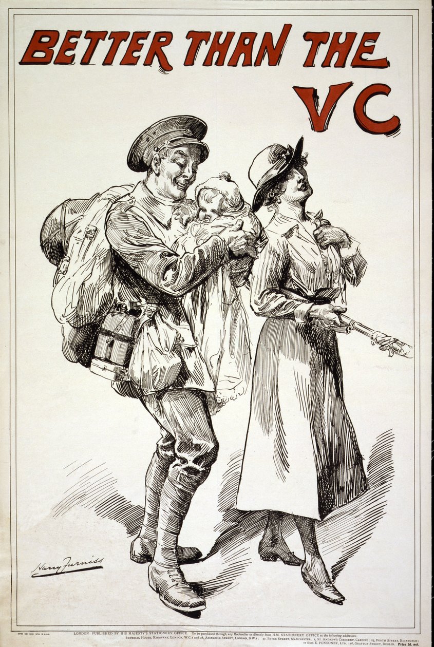 Parempi kuin V.C., pubi. 1918 tekijältä Harry Furniss