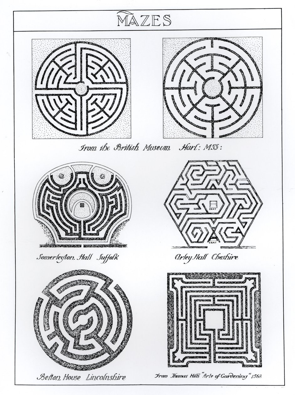Mazes, noin 1900 tekijältä Harry Inigo Triggs