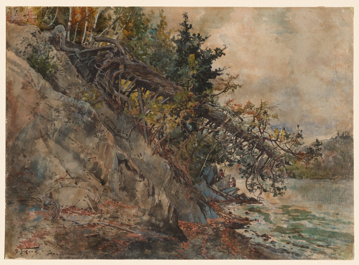 Lake Memphremagog, n. 1880-luku. tekijältä Harry Fenn