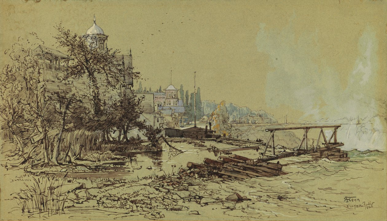Niagaran putoukset, 1862. tekijältä Harry Fenn