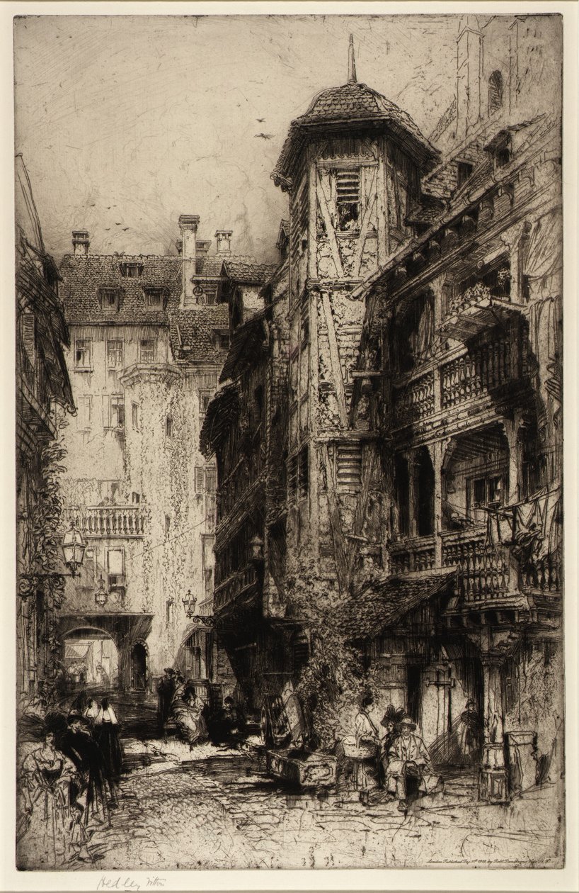 Cour de Corbeau, Strassburg tekijältä Hedley Fitton