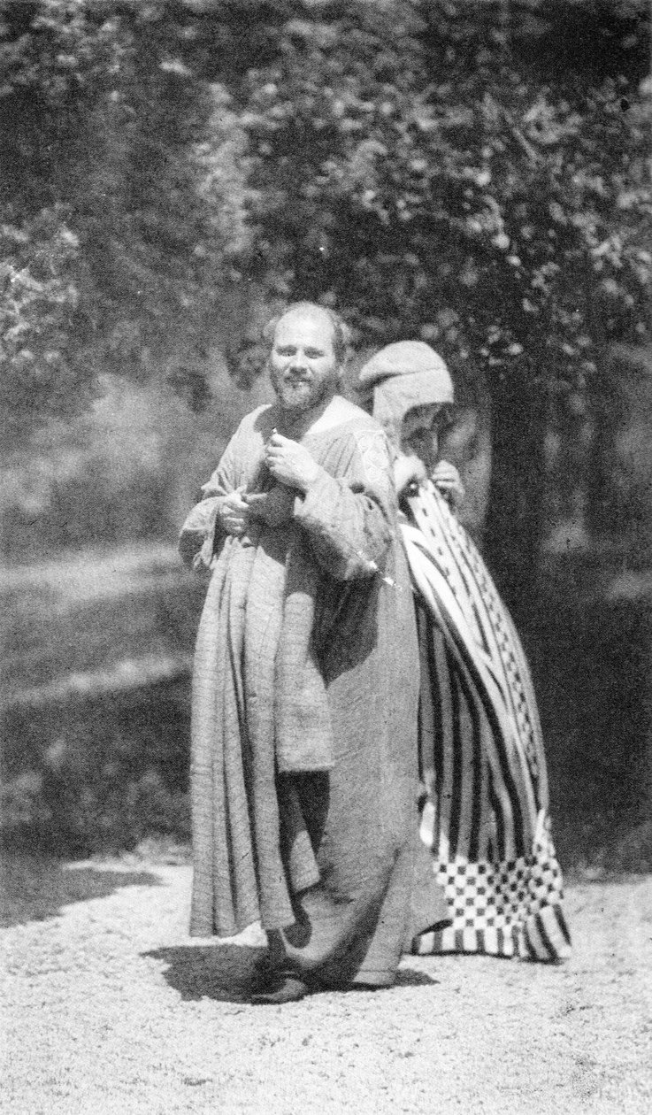 Gustav Klimt ja Emilie Flöge tekijältä Heinrich Böhler