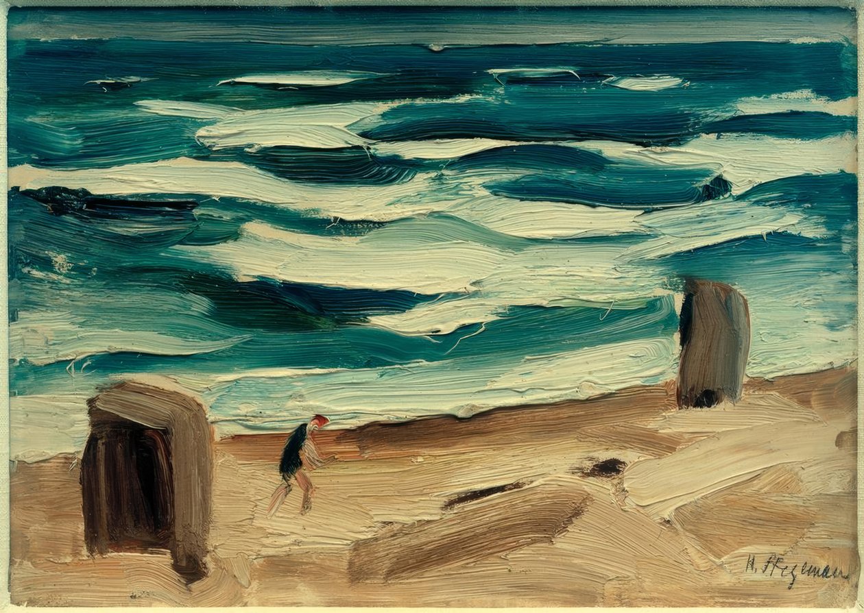 Strand bei Sturm tekijältä Heinrich Stegemann